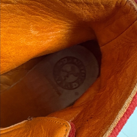 Penelope Chilvers red velvet boots lace up laser cut trim combat boots boots - Picture 15 of 16